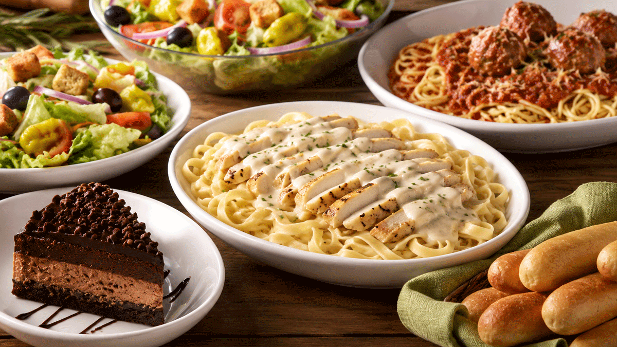 Olive Garden Menu 2 for $25 with Prices