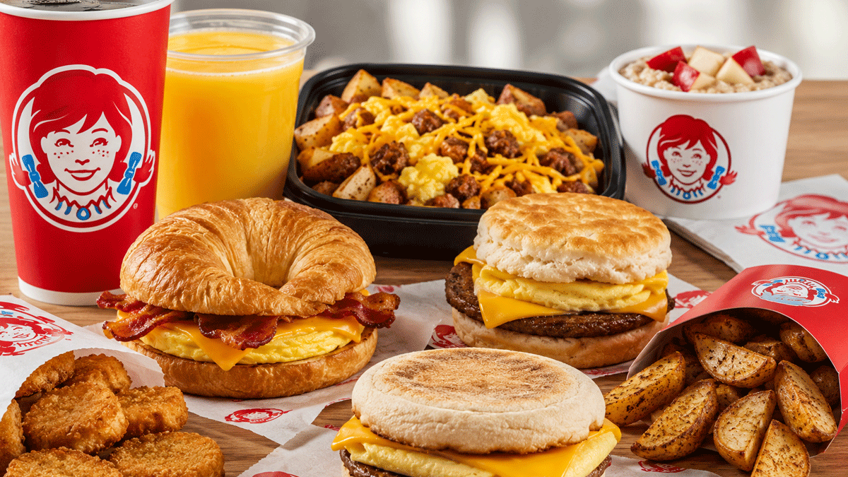 Wendy's Breakfast Menu with Prices
